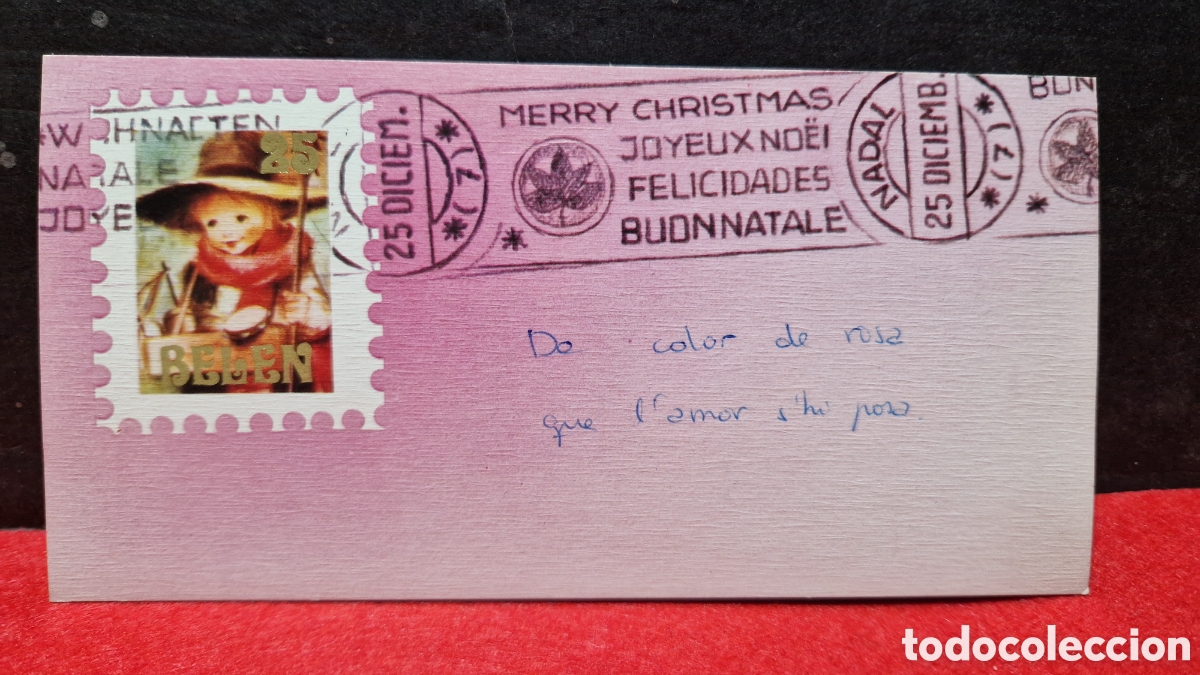 Postales: Preciosa postal de Navidad. Escrita - Foto 2
