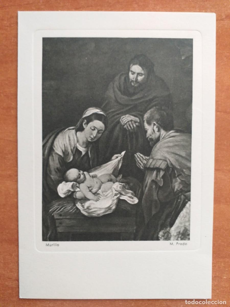 Postales: 1954 POSTAL NAVIDE&Ntilde;A - MURILLO - MUSEO DEL PRADO