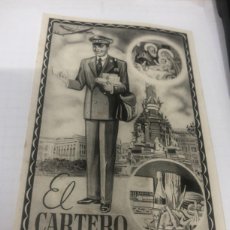 Postales: FELICITACION NAVIDAD EL CARTERO - BARCELONA- AÑOS 50