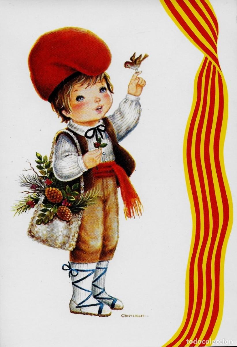 Postais: 6014T - CONTIJOCH - EDICIONES CREACIONES 0093.5-3 - POSTAL CATALANISTA DIPTICA 15,5X11 CM