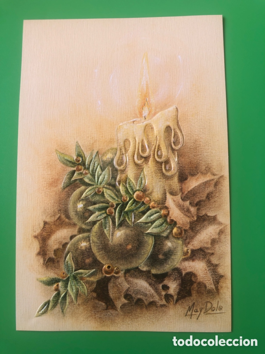 Postcards: Postal de Navidad ilustrada por May Dole. ASM