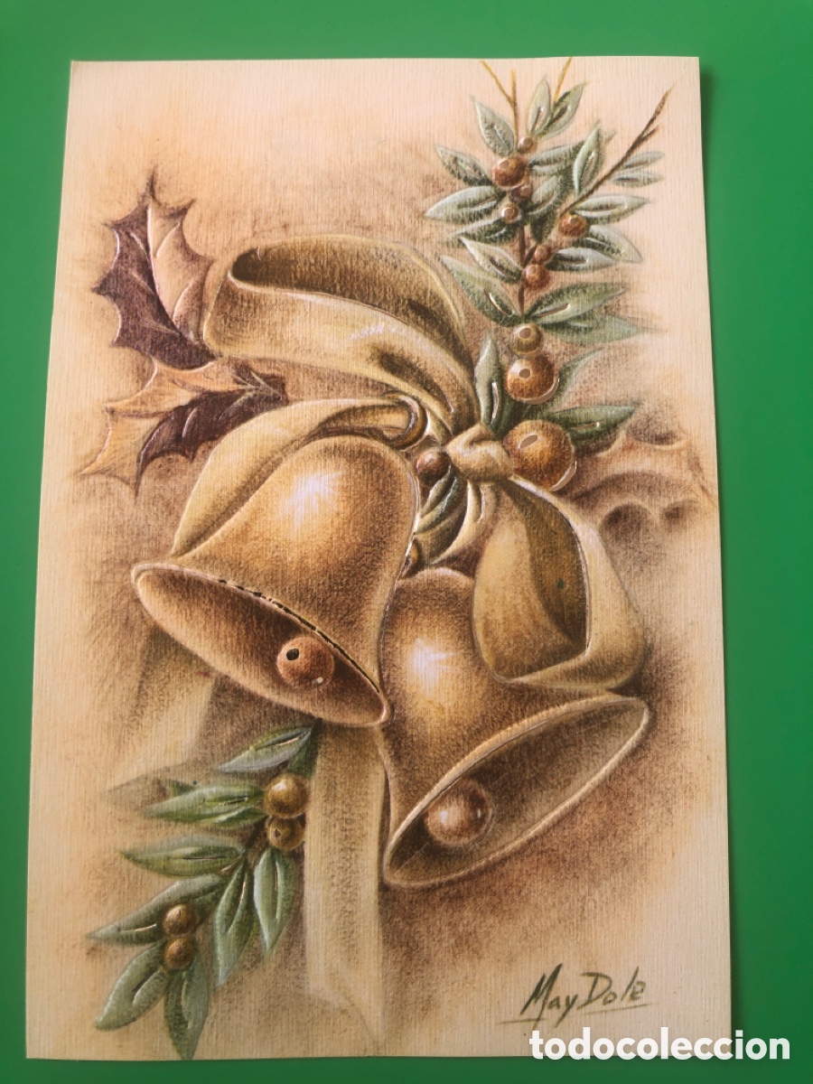 Postcards: Postal de Navidad ilustrada por May Dole. ASM