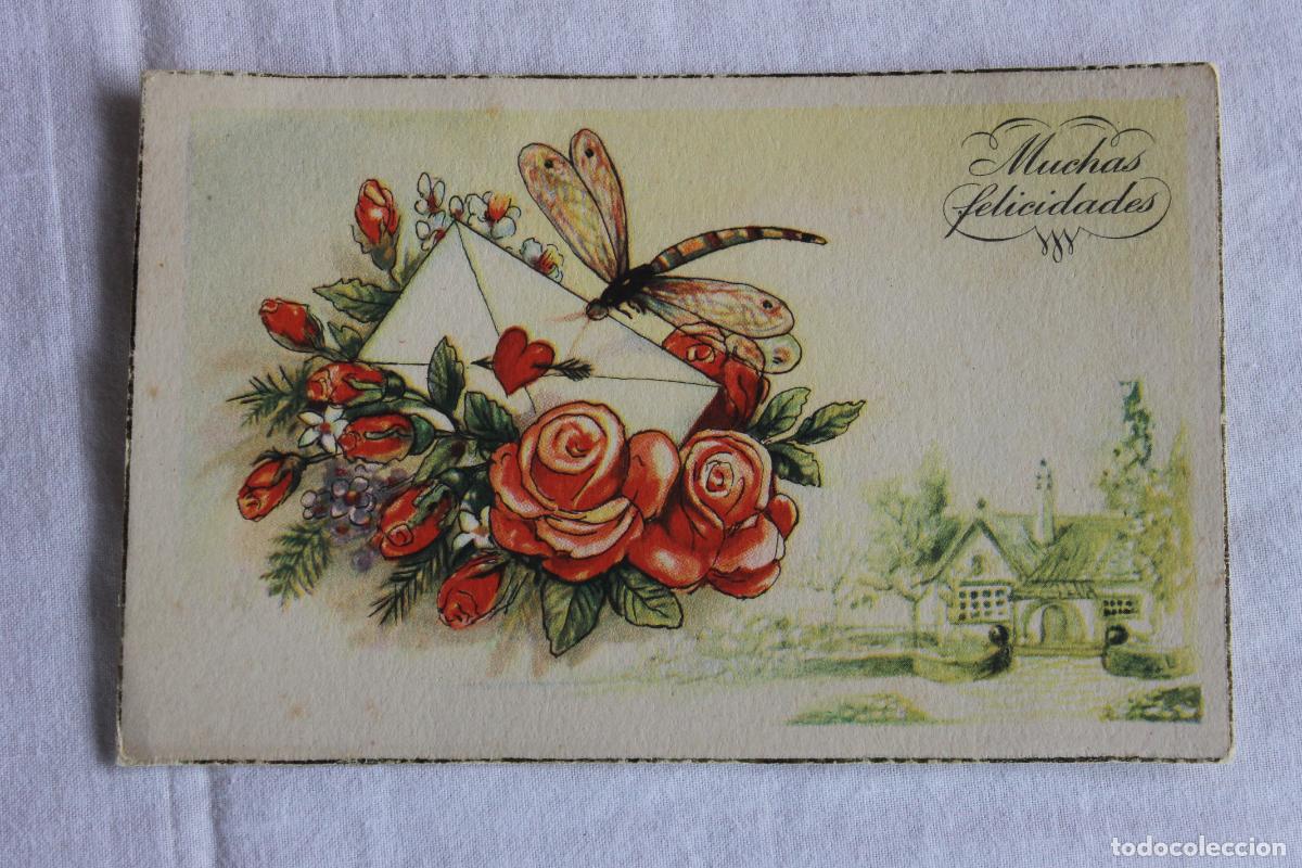 Postcards: POSTAL FELICITACION SERIE 1013 EDICIONES DE ARTE