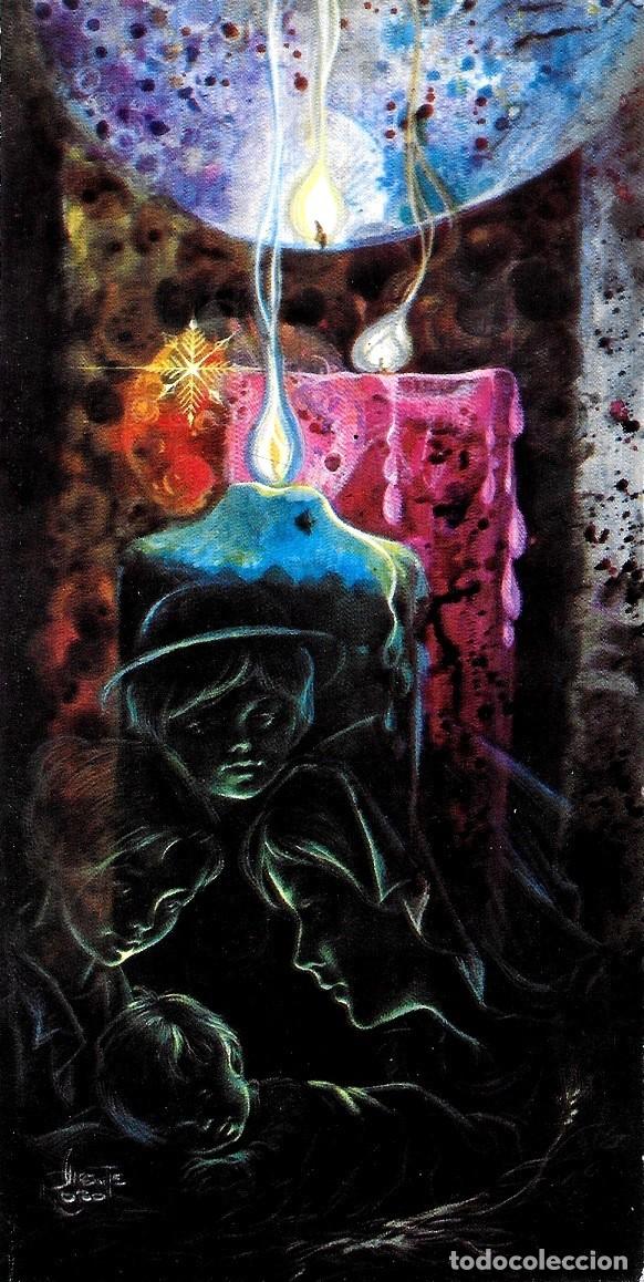 Cartoline: 6059T - VICENTE ROSO - EDICIONES ANCORA SERIE OPALO 2454.2 -DIPTICA 16,5X8 CM
