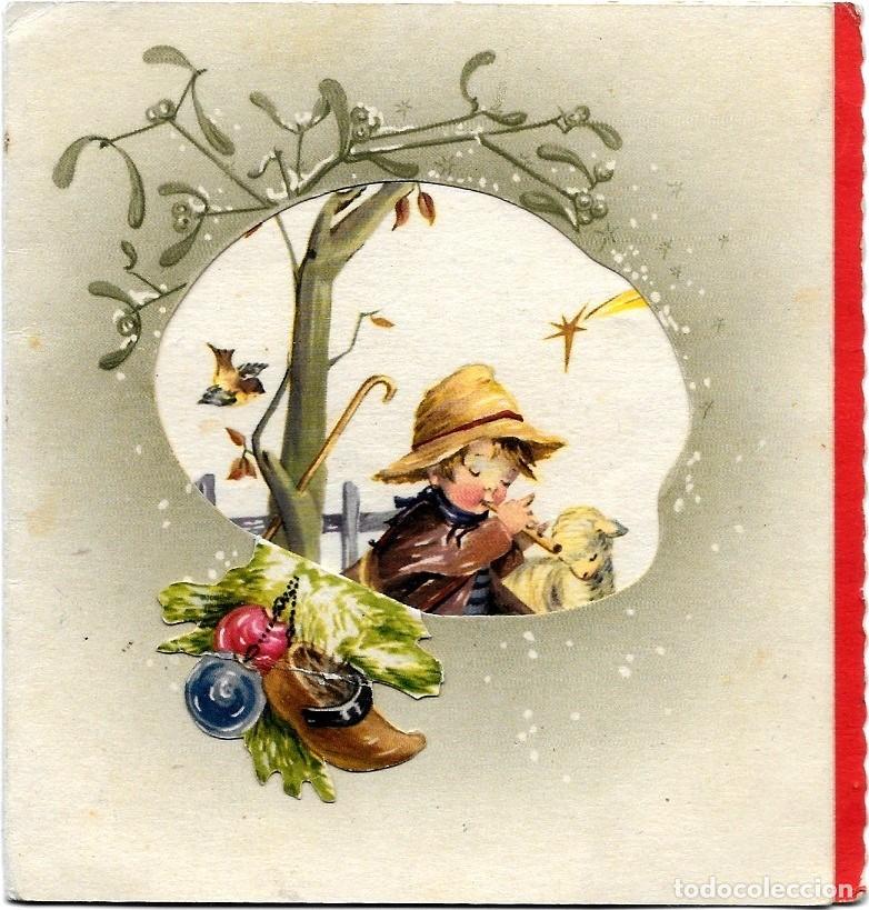 Cartoline: 6074T - NURIA BAR&Oacute;- EDICIONES CyZ 1347.6-TROQUELADA -DIPTICA 11,5X11 CM - IMPRESA 1958