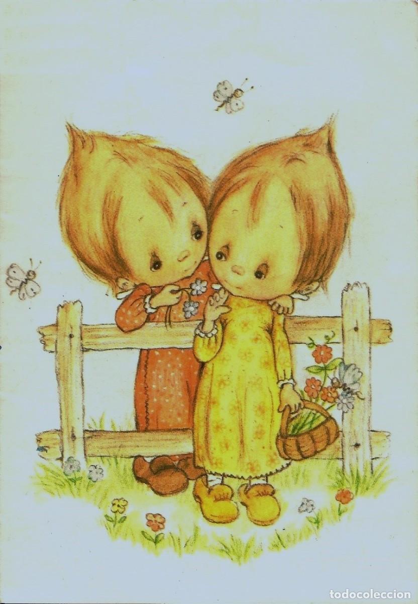 Cartoline: 6076T - BETSEY CLARK - EDICIONES HALLMARK N&ordm; 800 -4 - DIPTICA 13,7X9,7 CM- IMP 1978