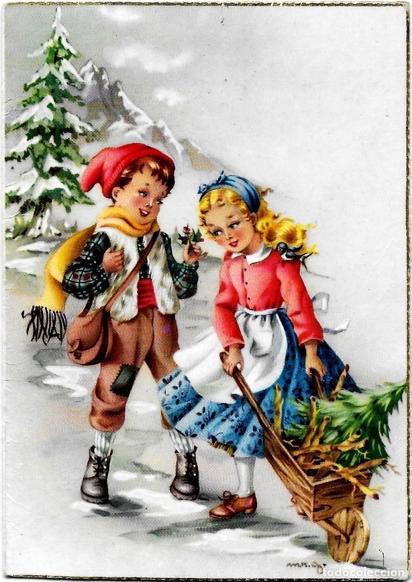Cartoline: 6083T - M.R.G. - MU&Eacute;RDAGO DE REGALO -EDICIONES CyZ 1158.7 - DIPTICA 12X8,5 CM - DATA 1960