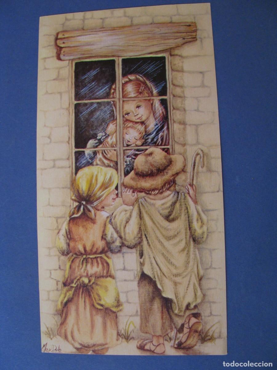 Cartoline: POSTAL DIPTICA DE IL. MAY DOLE. SUBI. 13460-1. 16X8,5 CM. ESCRITA.