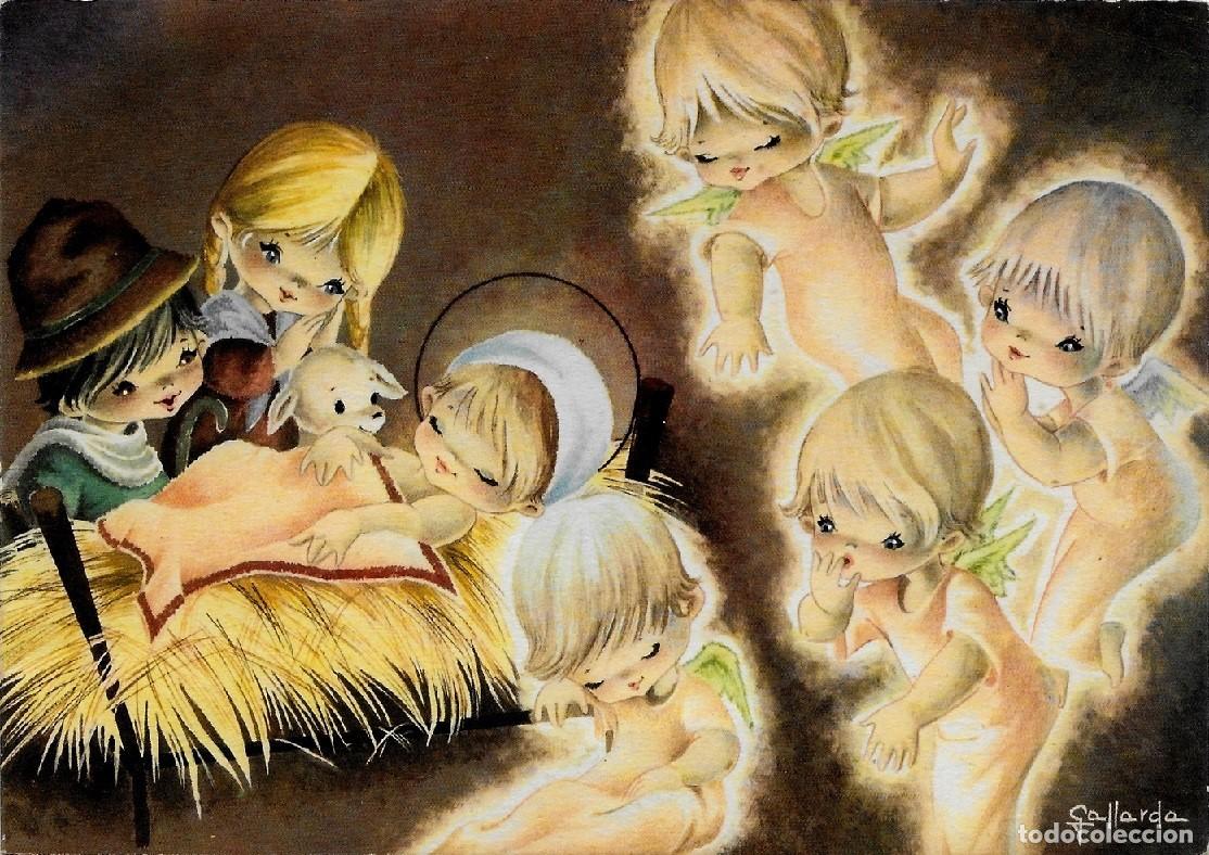 Postcards: 2037S - GALLARDA- EDICIONES SABADELL SERIE ALBANO-1 - DIPTICA 17X12 CM