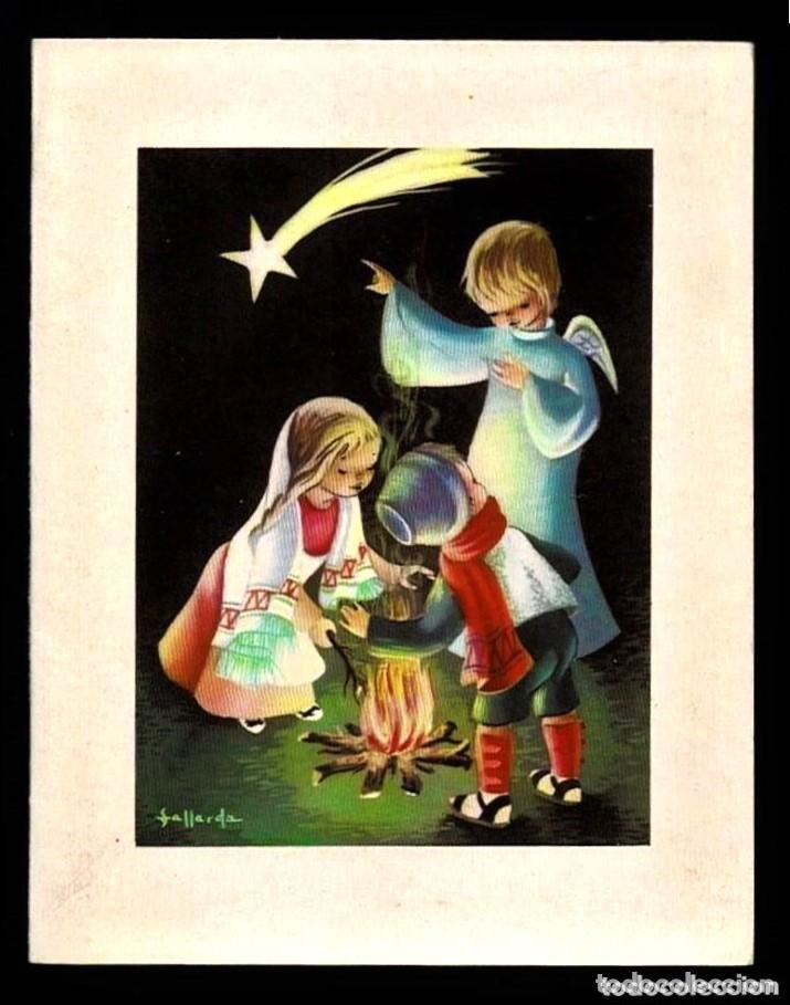 Postcards: 2056S - GALLARDA - EDICIONES ARCHIVO DE ARTE 879- DIPTICA 15,3X12 CM