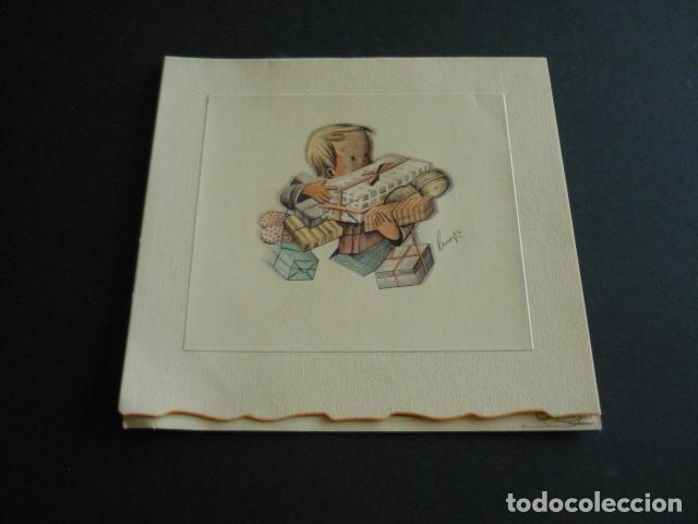 Postcards: FELICITACION NAVIDAD BENAGES ILUSTRADOR 12,5 X 12,5 CMTS
