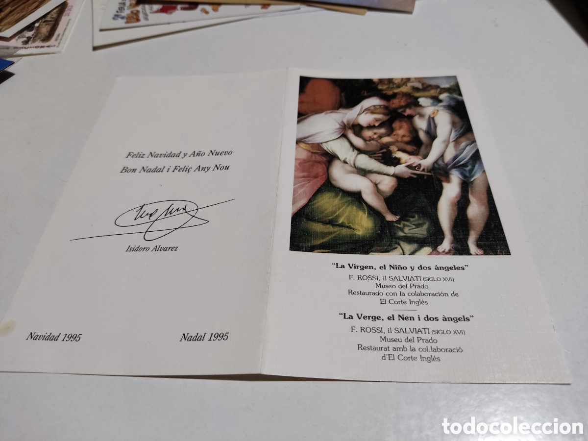 Cartoline: Postal felicitaci&oacute;n navidad El corte ingl&eacute;s