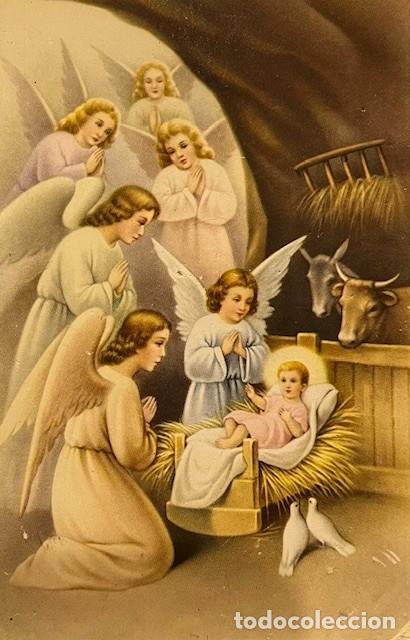Cartoline: FELICITACION DE PASCUA A DO&Ntilde;A POLIN 1953