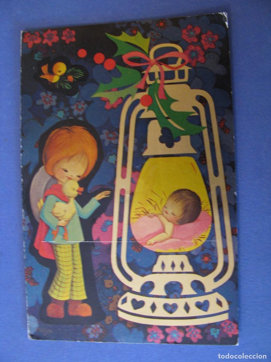 Postais: POSTAL DIPTICA DE IL. MARIA. ORTIZ X263. 13X8,5 CM. ESCRITA 1973.