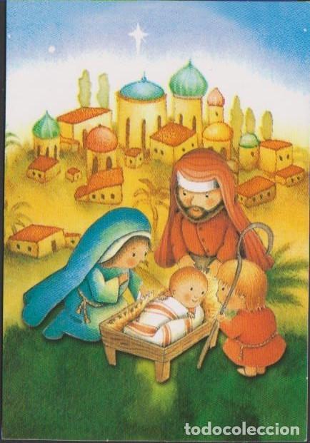 Cartoline: tarjeta d&iacute;ptica navidad AYUDA EN ACCION N&ordm; PTNAA 103 navide&ntilde;a CHRISTMAS DIPTICO