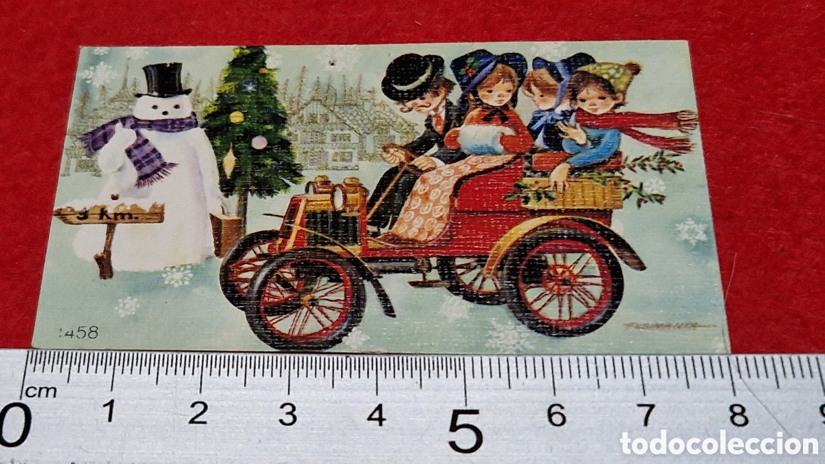 Postales: Preciosa postal de Navidad. Escrita - Foto 3