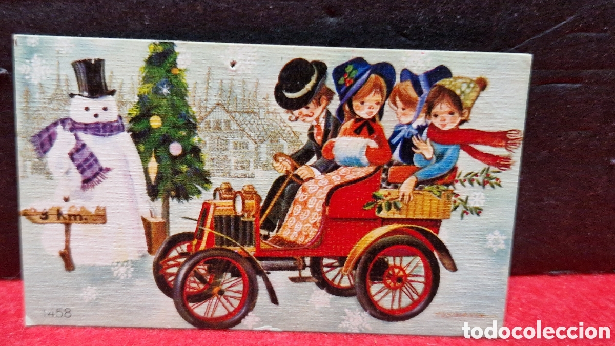 Postales: Preciosa postal de Navidad. Escrita - Foto 6