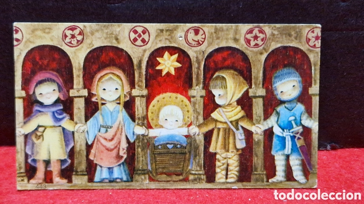 Postales: Preciosa postal de Navidad. Escrita - Foto 5
