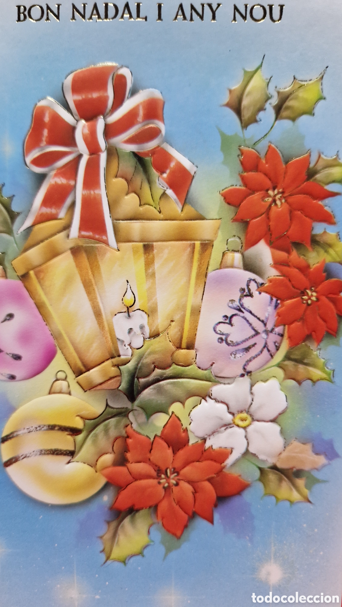 Postales: Preciosa postal de Navidad. Golden. Diptico. Sin escribir