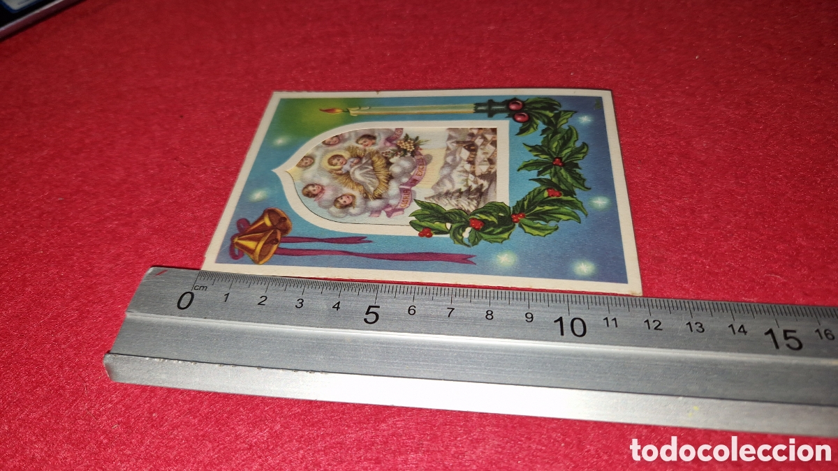 Postales: Preciosa postal de Navidad. Triptico. Sin escribir - Foto 7