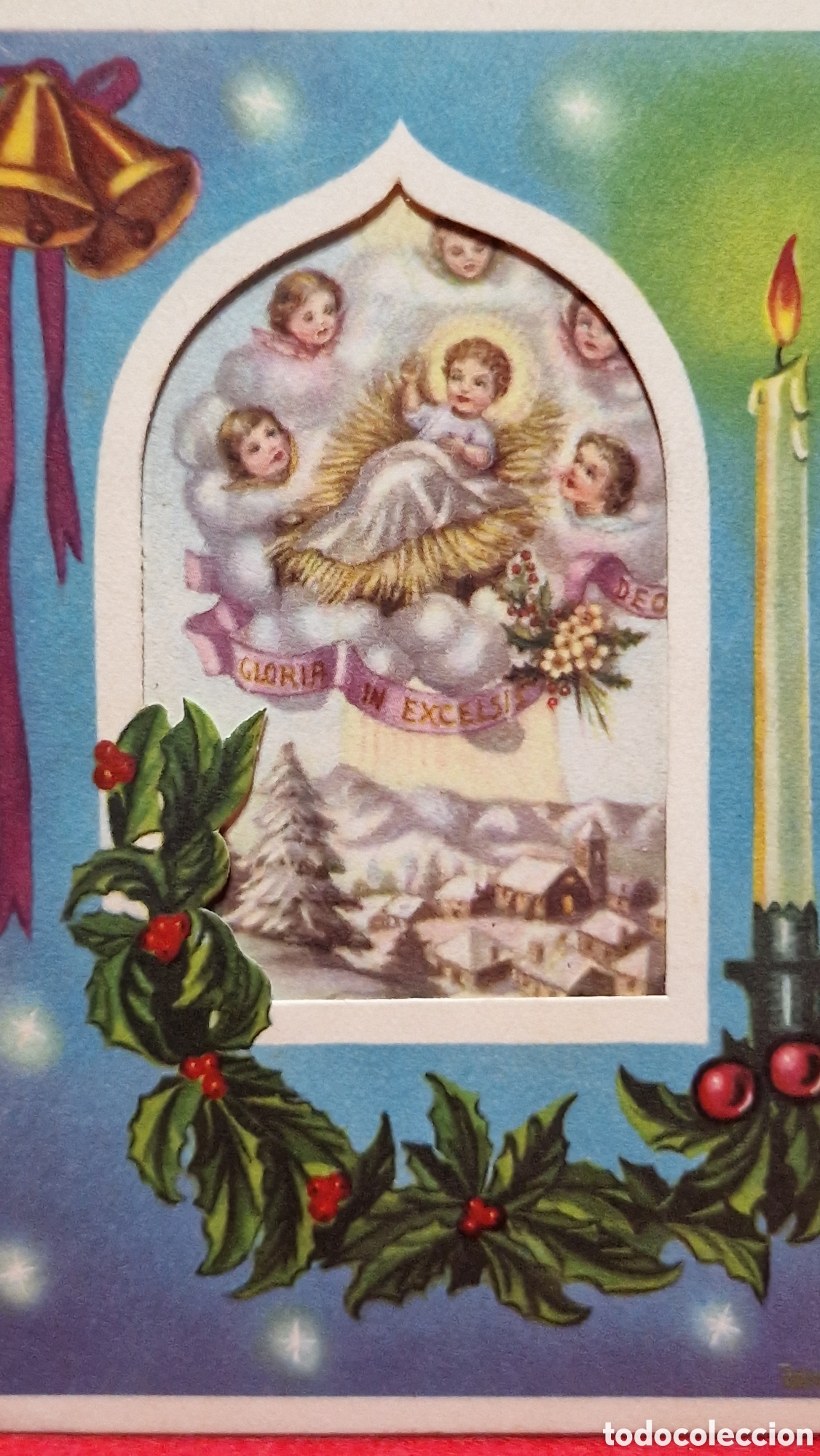 Postales: Preciosa postal de Navidad. Triptico. Sin escribir