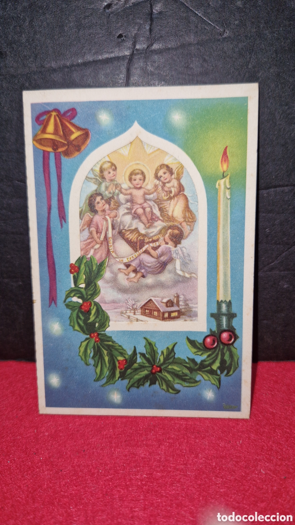 Postales: Preciosa postal de Navidad. Triptico. Sin escribir - Foto 2
