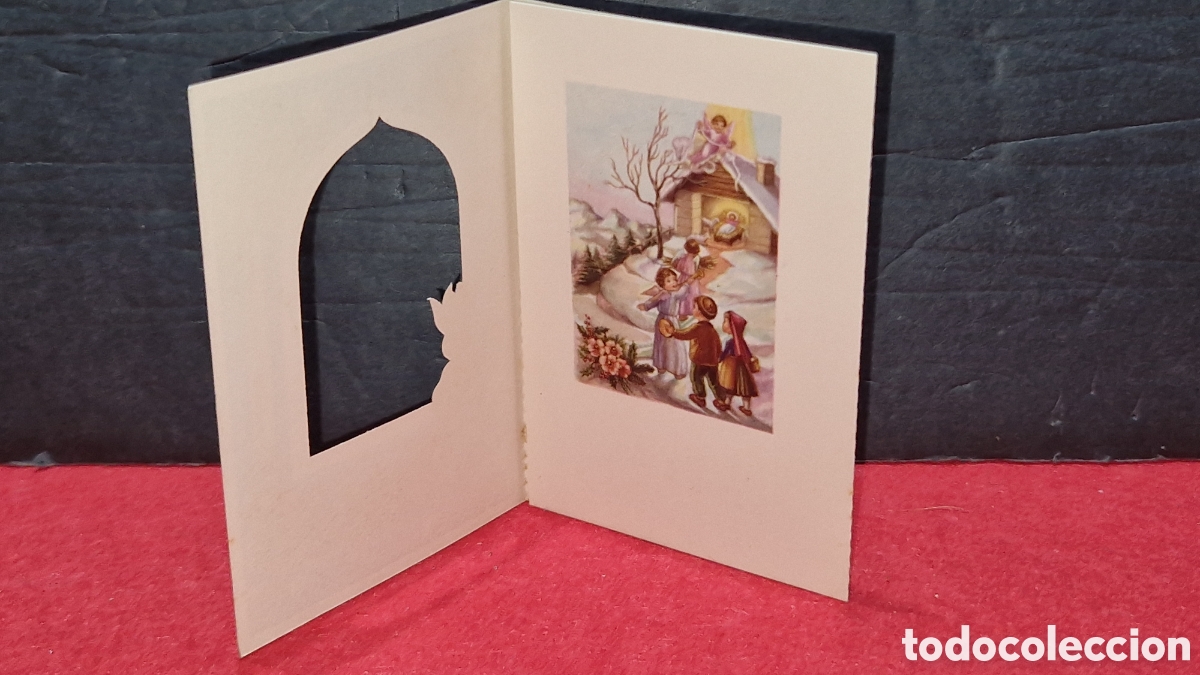 Postales: Preciosa postal de Navidad. Triptico. Sin escribir - Foto 4