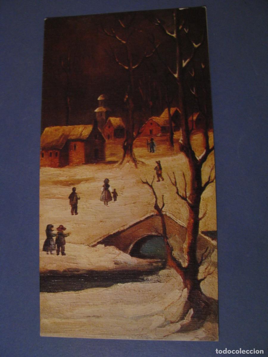 Postales: POSTAL DIPTICA DE NAVIDAD. DE ED. ORTIZ X388. ESCRITA 1976. 16X8,5 CM.
