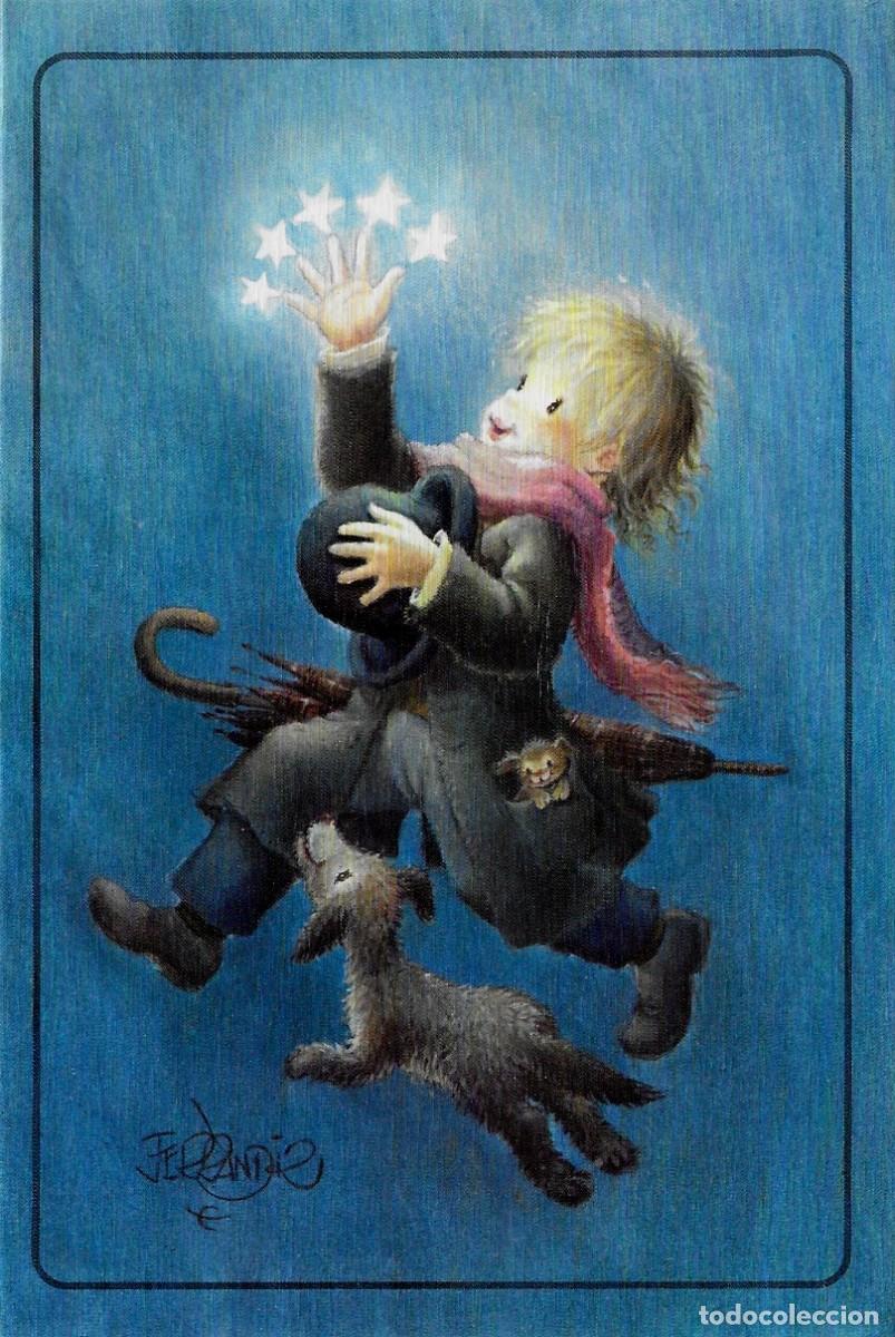 Postales: 0888I -FERRANDIZ - ESTRELLAS DE LOS CINCO SENTIDOS -EDICIONES SUBI SERIE N.2020.1-DIPTICA 17X11,5 CM