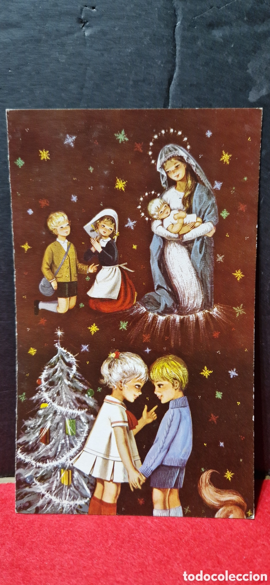 Postales: Preciosa postal de Navidad. - Foto 3
