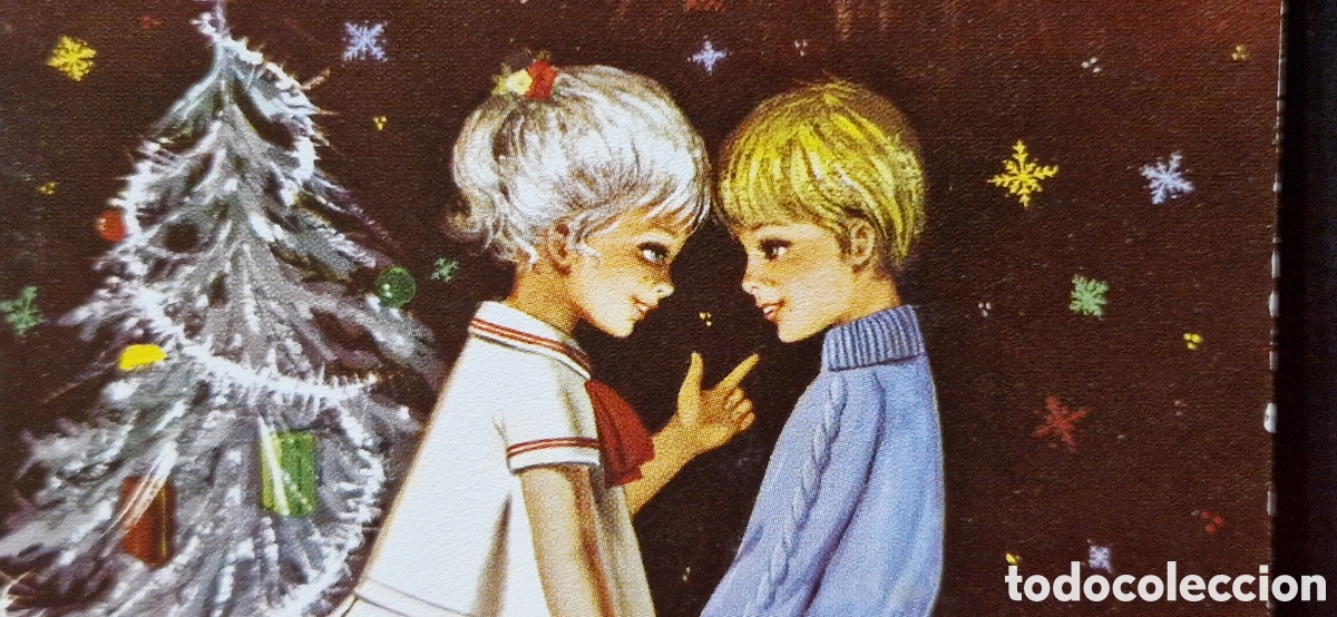 Postales: Preciosa postal de Navidad. - Foto 1