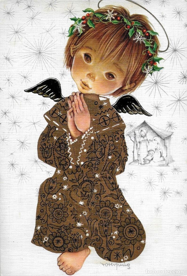 Postkarten: 0835G - ROSER PUIG - EDICIONES SABADELL SERIE MIRACLE LUXE 4628- DIPTICA 16,7X11,5 CM- IMPRESA 1967