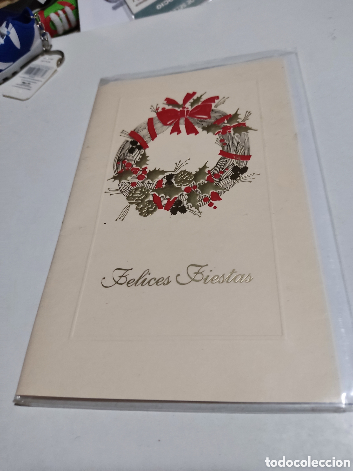 Postkarten: Postal con sobre felices fiestas