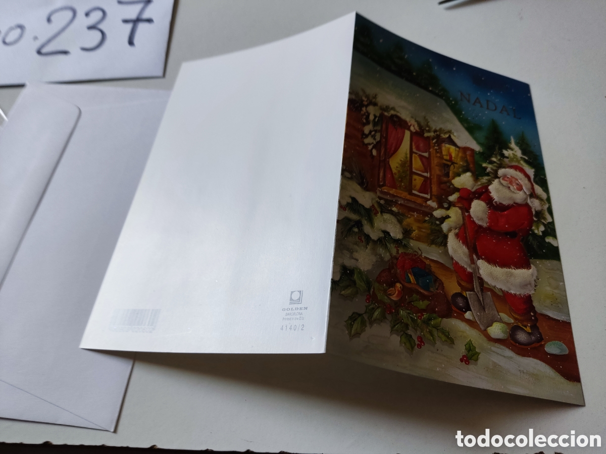 Postales: Sobre con postal bon Nadal - Foto 3