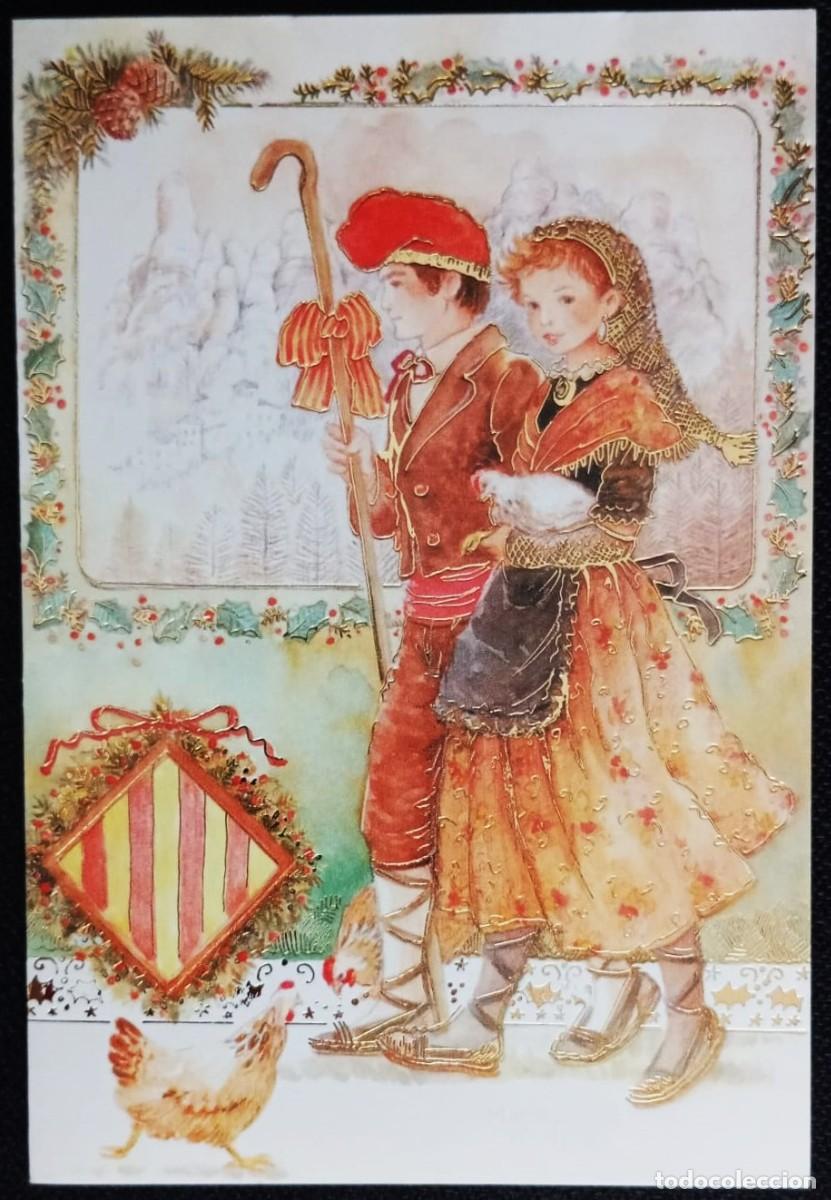 Cartes Postales: 0849H -CONTIJOCH, CRIS?- ILUSTRACI&Oacute;N CATALANISTA-EDICI. EDICROMO SERIE 78031.1 -DIPTICA 17X11,5 CM