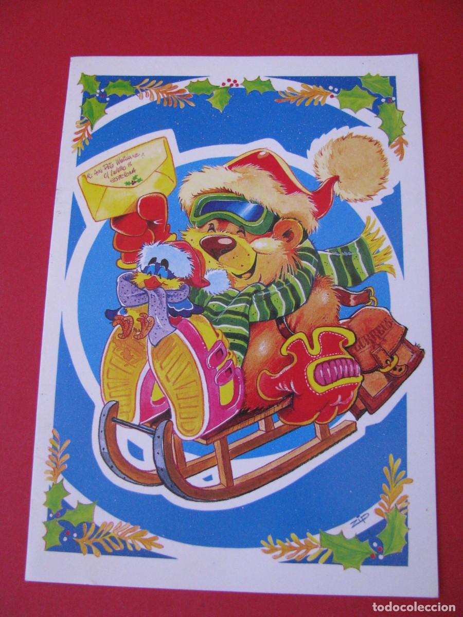 Postais: POSTAL DIPTICA DE NAVIDAD. ED. FANTASIA CHRISTMAS. 16,5X11,5 CM. SIN ESCRIBIR.