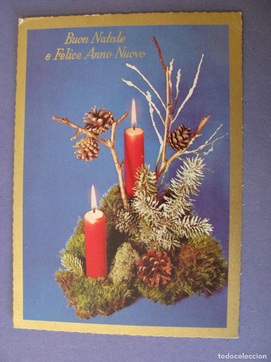 Postais: POSTAL DE NAVIDAD. TITULO EN ITALIANO, IMPRESO EN ALEMANIA. CIRCULADA DESDE SUIZA A MALAGA.