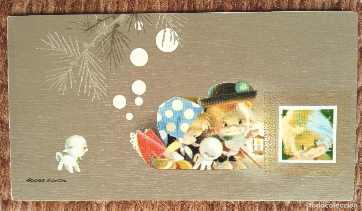 Postkarten: TARJETA FELICITACION DE NAVIDAD - ILUSTRACION LOPEZ PAVON - 1971