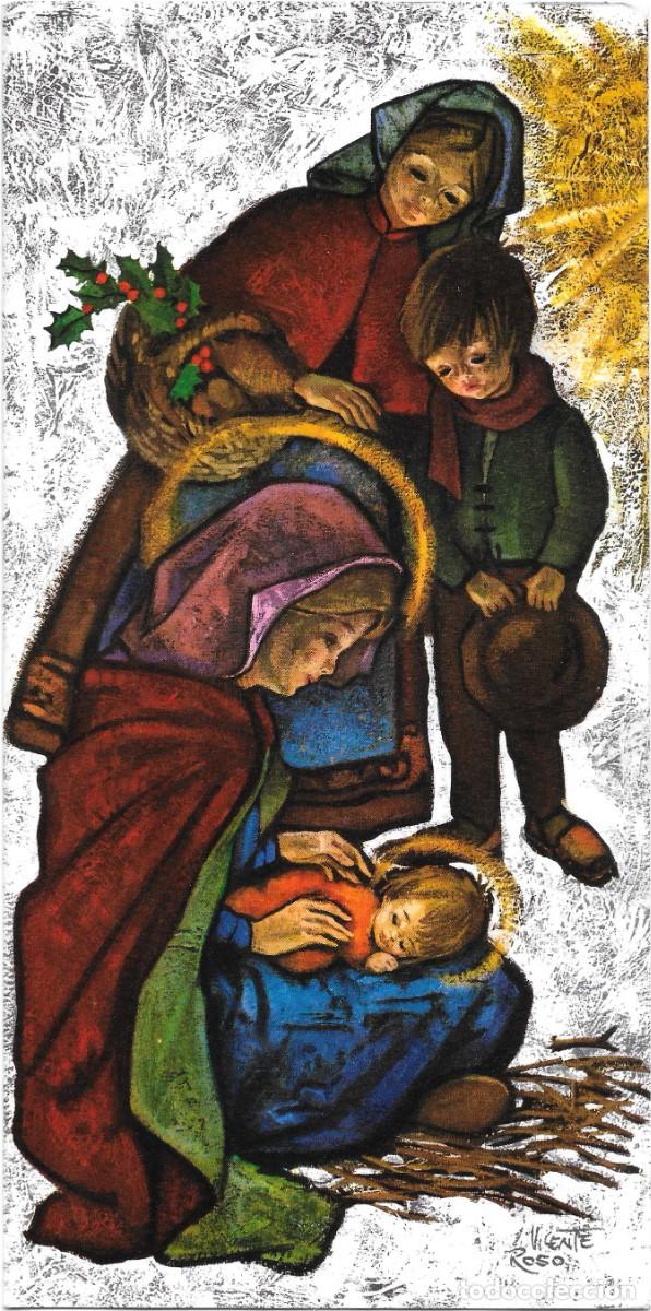 Postais: 6053V - VICENTE ROSO-EDICIONES SABBADELL SERIE SANTANIT5527.3- DIPTICA 22,8X11,3 CM- IMPRESA 1969