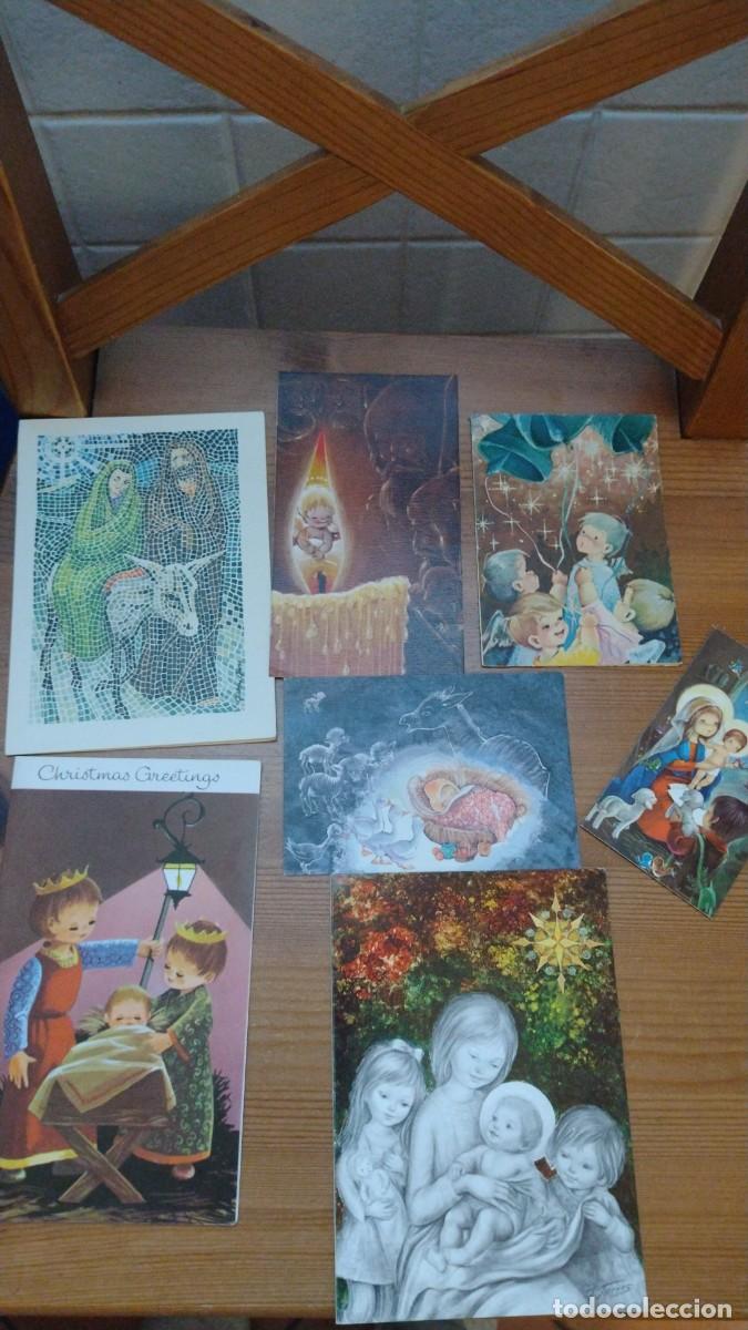 Cartes Postales: Lote de 7 felicitaciones de navidad ilustradores a&ntilde;os 60 y 70
