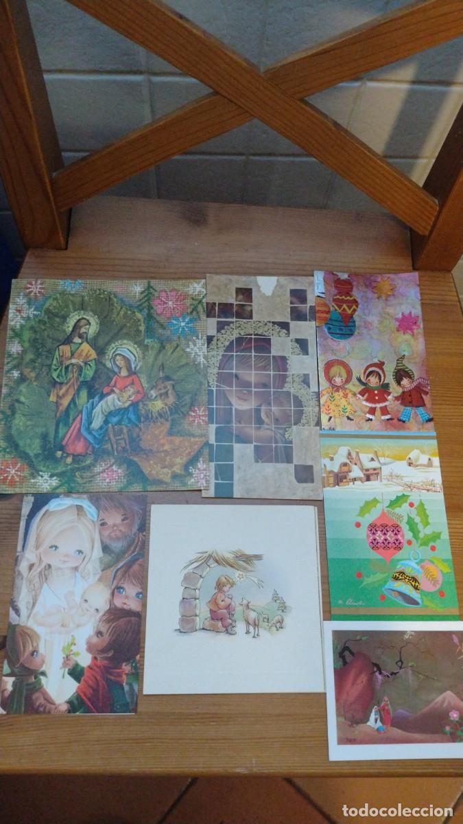 Cartes Postales: Lote de 7 felicitaciones de navidad ilustradores a&ntilde;os 60 y 70