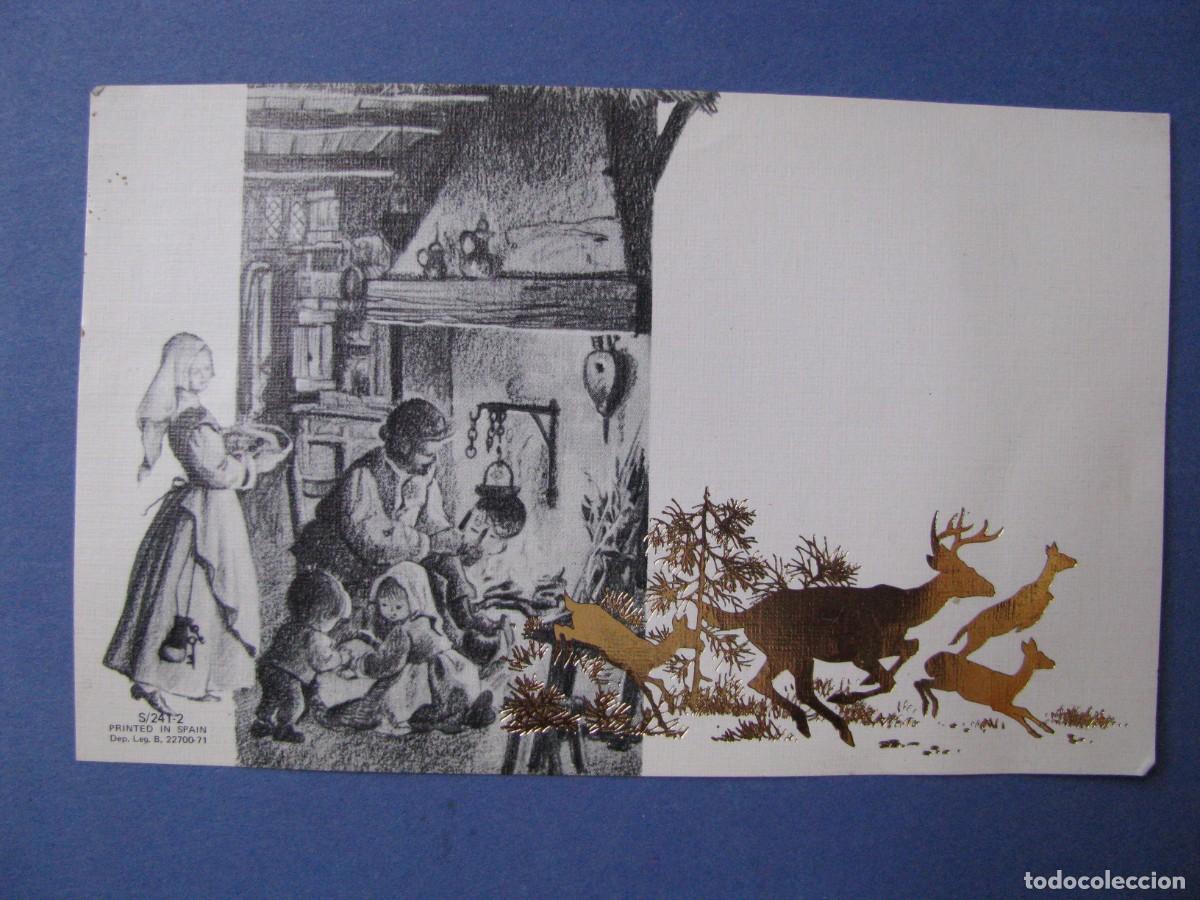 Cartes Postales: TARJETA POSTAL DE NAVIDAD DE IL? S251-2. 13X8 CM. ESCRITA 1972.