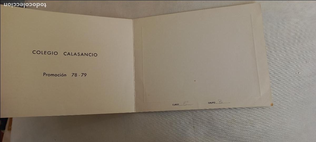 Cartes Postales: TARJETA, FELICITACI&Oacute;N NAVIDE&Ntilde;A. COLEGIO CALASANCIO. 8&ordm; B. PROMOCION 78-79. 1978-1979
