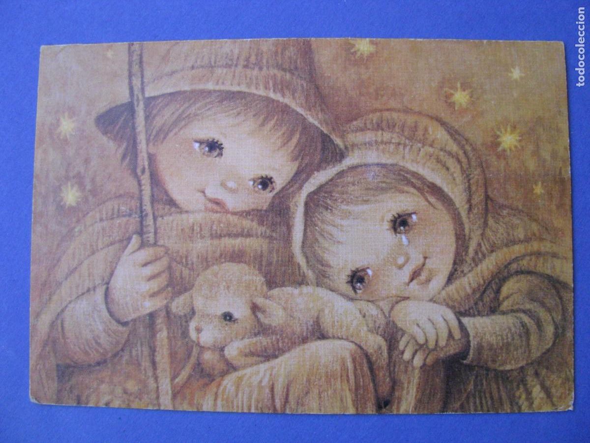 Postais: POSTAL DIPTICA DE NAVIDAD DE IL?. 06.02.053.4. 13X9 CM. ESCRITA. DESPERFECTOS.