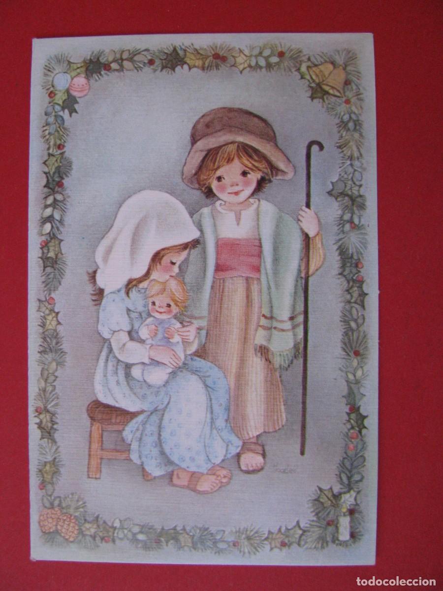 Postais: POSTAL DIPTICA DE IL. ISABEL. ORTIZ X198. 13X8,5 CM. ESCRITA 1981.