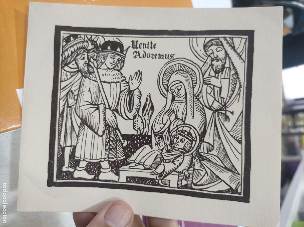 Cartoline: Felicitaci&oacute;n Navide&ntilde;a BENITE ADOREMUS Subirana SC