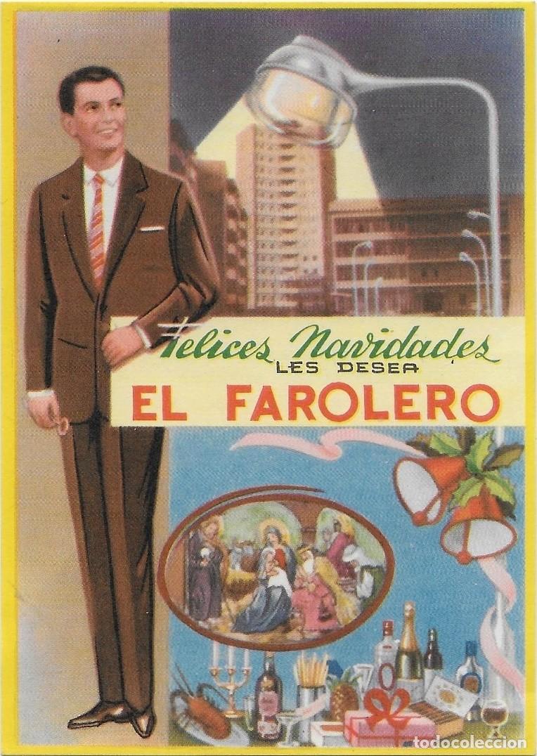 Postkarten: 6053W - EL FAROLERO - LES DESEA FELICIDADES NAVIDADES 11,5X8 CM - 1966