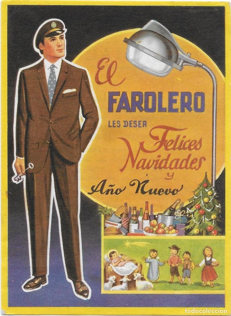 Postkarten: 6054W - EL FAROLERO LES DESEA FELICES NAVIDADES Y A&Ntilde;O NUEVO -11X8 CM - 1974