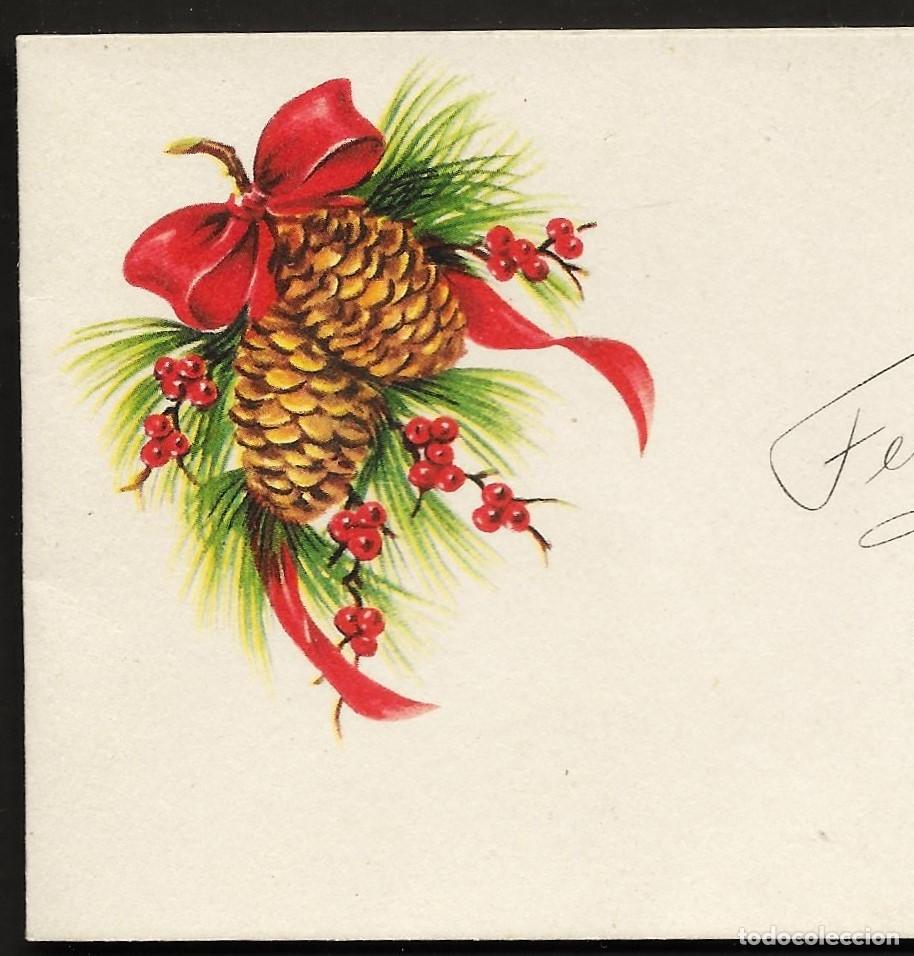 Postcards: 6003Y - TARJETA DE FELICITACI&Oacute;N - SERIE 3022.3 - DIPTICA - 12X7,5 CM - ESCRITA EN INTERIOR