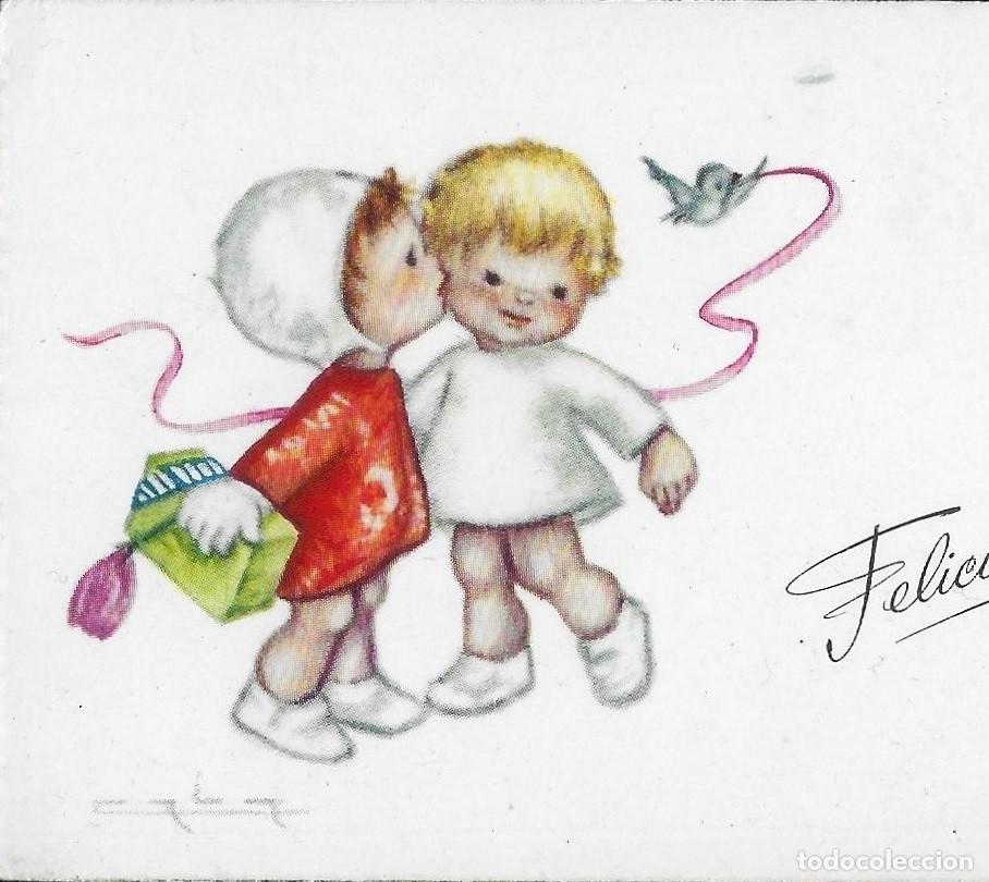 Postais: 6025Y - TU REGALITO DE NAVIDAD -EDICIONES PAJARITA 505 N&ordm; 2 - 11X6,8 CM- ILUSTRA CABA